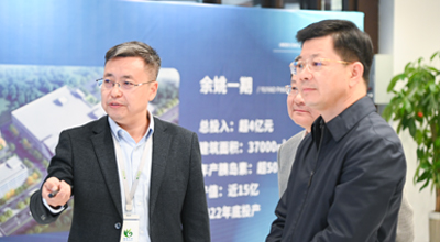 余姚市市长沃勇特一行莅临宁波888集团游戏入口调研指导工作